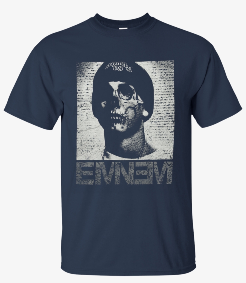 Eminem Skull Face Shirt Men - Eminem Shirt, transparent png #9843044