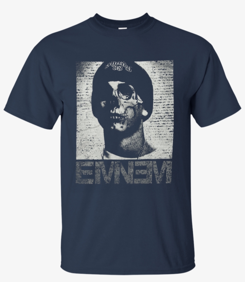 Eminem Skull Face Shirt Men - Eminem Shirt, transparent png #9843044