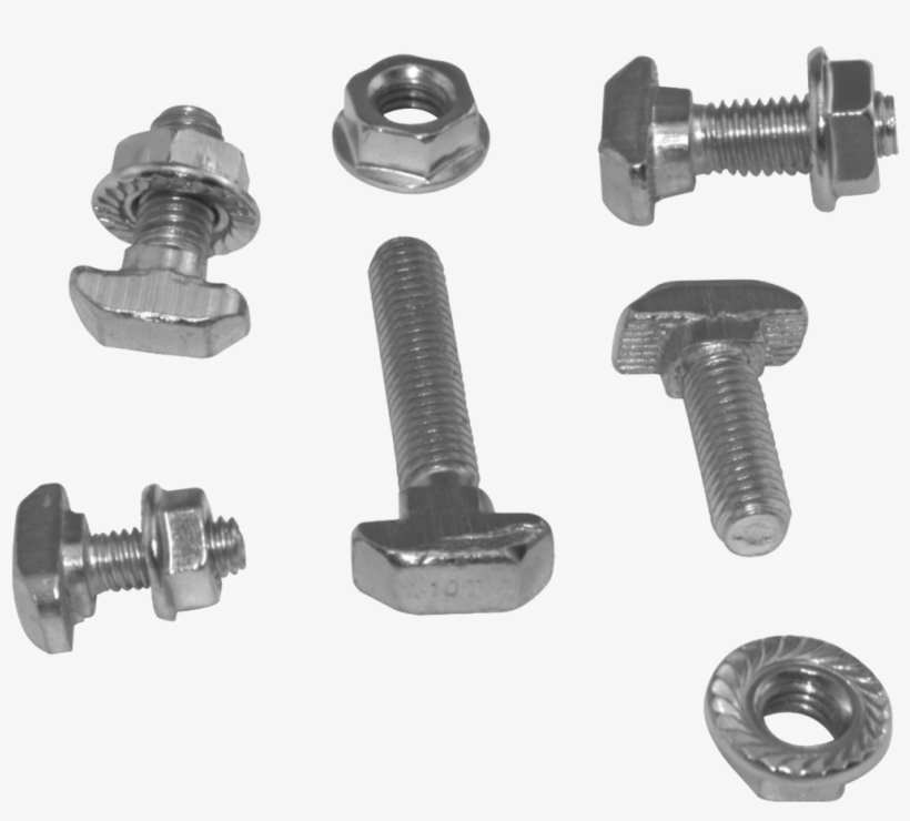 T-bolt - Screw For Aluminium Profile, transparent png #9843262