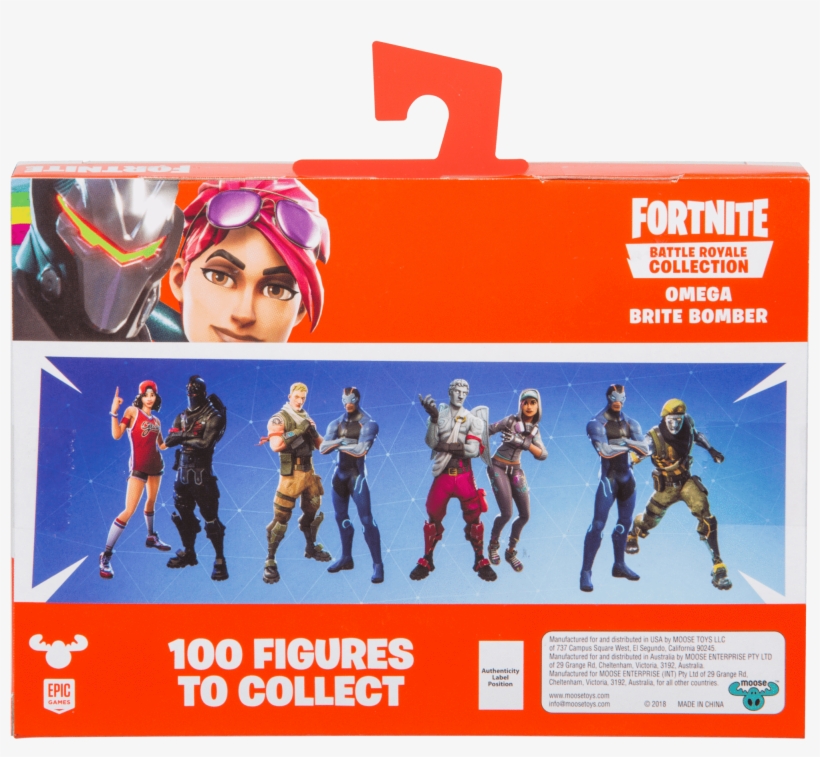 Fortnite Duo Pack Omega Brite Bomber - Fortnite Battle Royale Collection Figures, transparent png #9843516