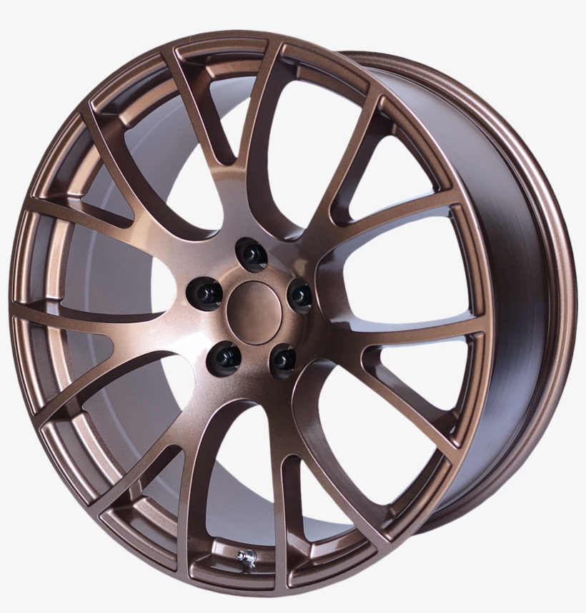 Details About Dodge Challenger Srt Hellcat Style Wheel - Bronze Hellcat Wheels, transparent png #9843881
