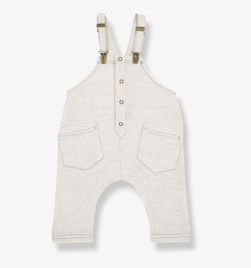 1 In The Family Natural Tiko Overall - Vest, transparent png #9844382