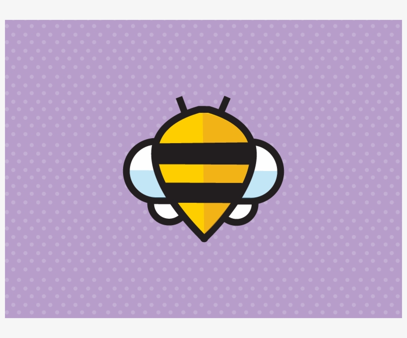 Bee Yourself Icon Logo Illustration Honeybee Bee - Illustration, transparent png #9844838