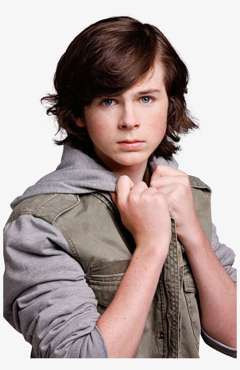 Chandler Riggs - Chandler Riggs And Camila Cabello, transparent png #9845800