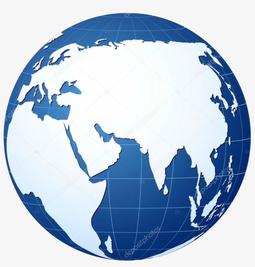 Globe Shuttle Radar Mission Earth - World Map Team Locations, transparent png #9846429