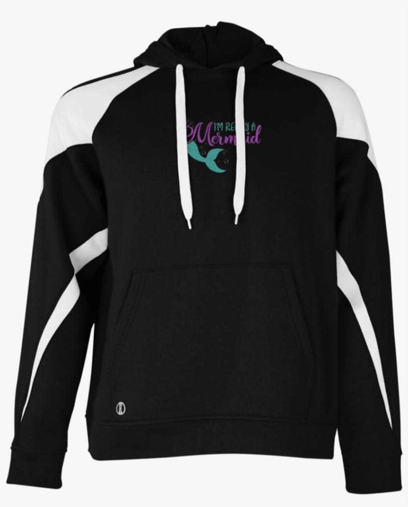 I'm Really A Mermaid Cute Mermaid Glitter Party T Shirts - Sweatshirt, transparent png #9846519