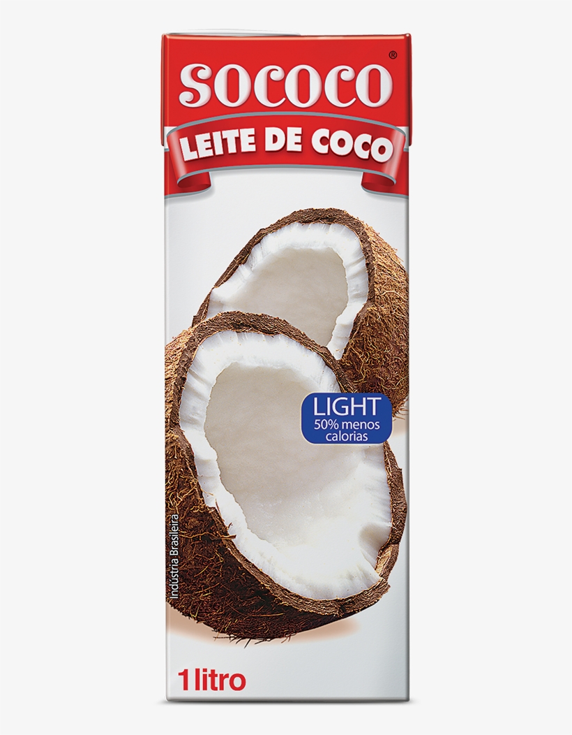 Leite De Coco Light Sococo - Leite De Coco Sococo 1 Litro, transparent png #9847028