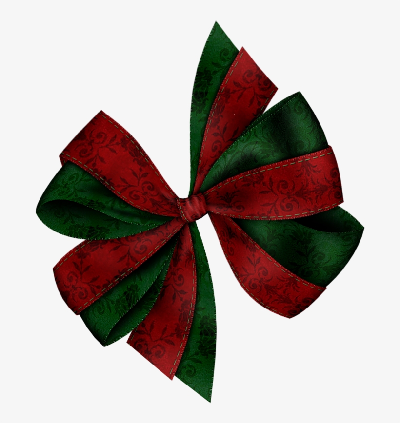 Bows ‿✿⁀○ Bows, Christmas, Arches, Xmas - Green Christmas Bow Clipart, transparent png #9847237