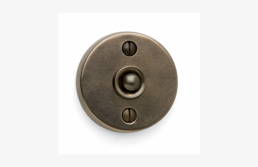 Sun Valley Bronze Round Contemporary Door Bell - Circle, transparent png #9847385