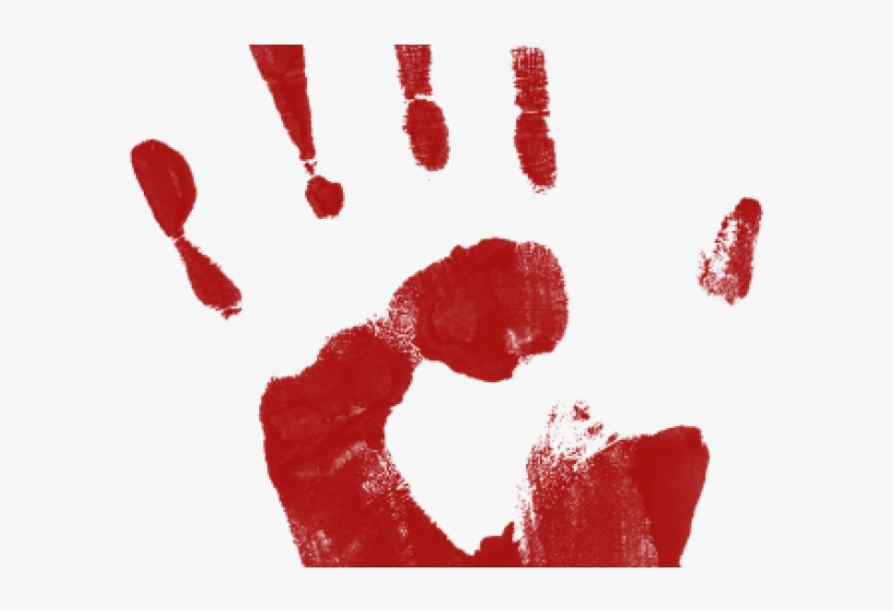 Creepy Clipart Hand - Watercolor Paint, transparent png #9848414