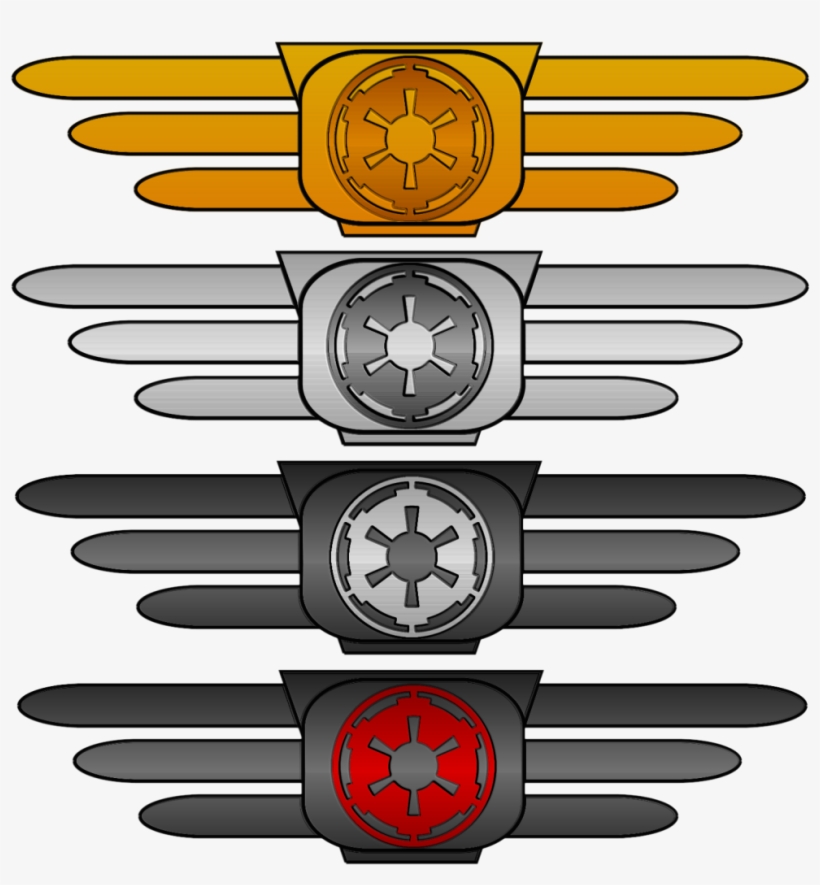 Also, A Sample Nameplate Using The Senior Tie Pilot - Imperial Pilot Wings, transparent png #9849116
