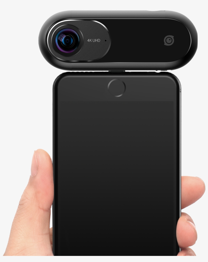 Insta360 One Camera Can Be Used Independently Or Connected - Insta360 One Android Adapter, transparent png #9849119