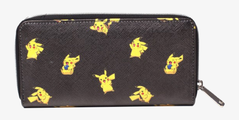 Pokemon- Pikachu Zipper Wallet - Coin Purse, transparent png #9849711