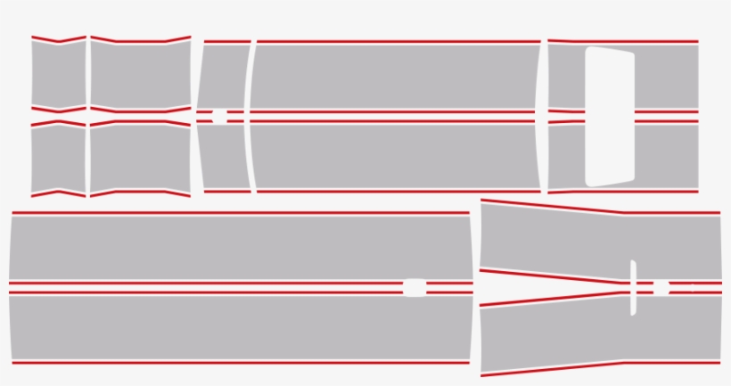 2006-2010 Charger Rally Racing Dual Stripes Kit Graphic - Colorfulness, transparent png #9849955