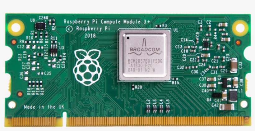Raspberry Pi Compute Module 3 - Raspberry Pi Compute Module 3+ 32gb, transparent png #9850533