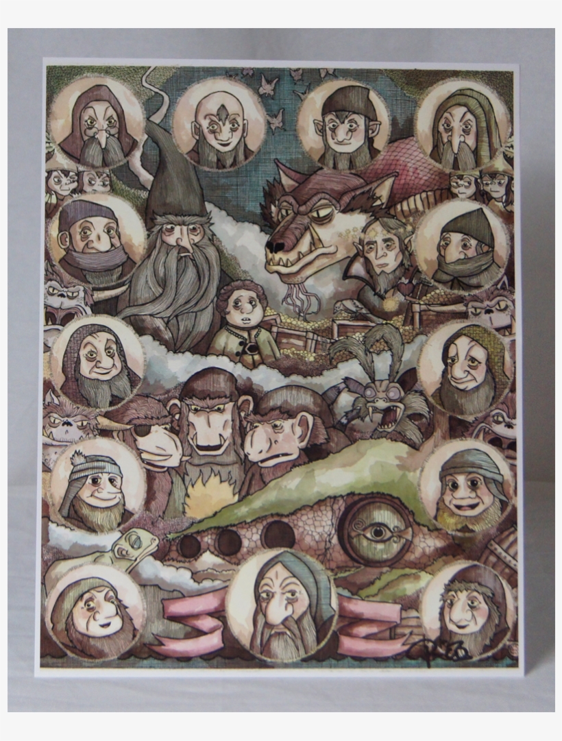 Hobbit - Painting, transparent png #9850610