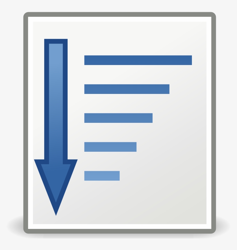 Tango Sort Descending, transparent png #9850750