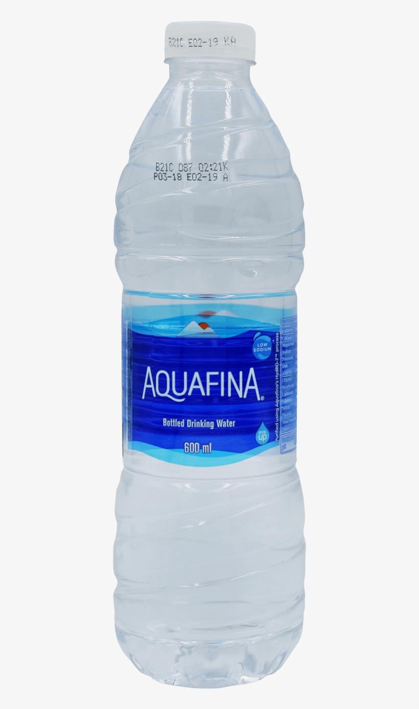 Aquafina Drinking Water 600 Ml - لتر ماء, transparent png #9851721