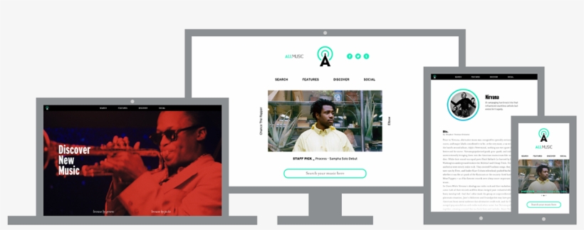 All Music Guide Redesign - Graphic Design, transparent png #9852222