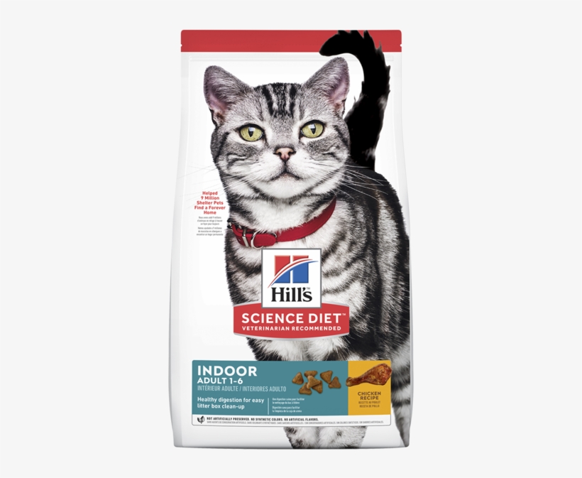 Hills Science Diet Adult Indoor Dry Cat Food - Hills Pet Nutrition, transparent png #9852508
