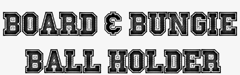 Board And Bungie Ball Holder - Illustration, transparent png #9852535