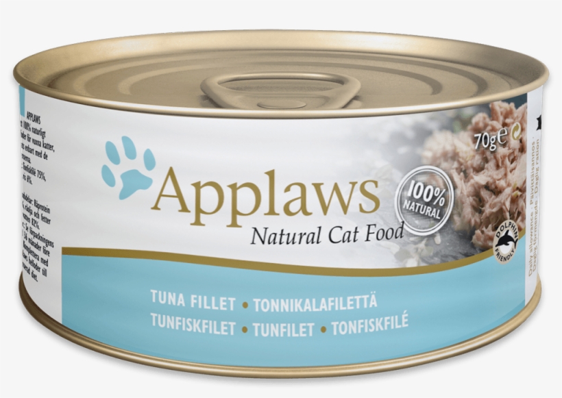 Tuna Fillet 70g Tin - Applaws Tuna And Seaweed, transparent png #9852807