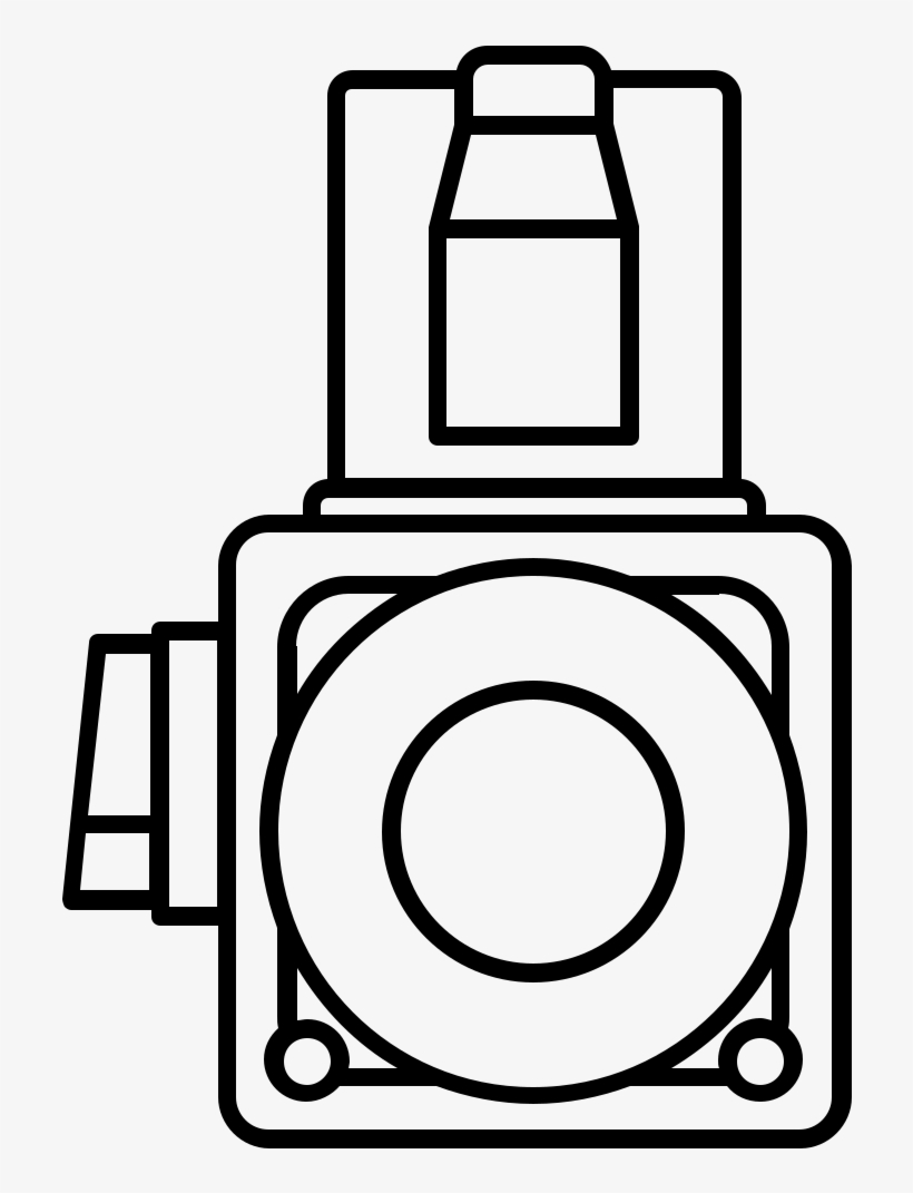 Cámara-fotográfica Página Para Colorear - Circle, transparent png #9853274