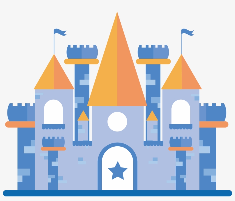 Fairytale Castle - Castle Vector Png, transparent png #9854224