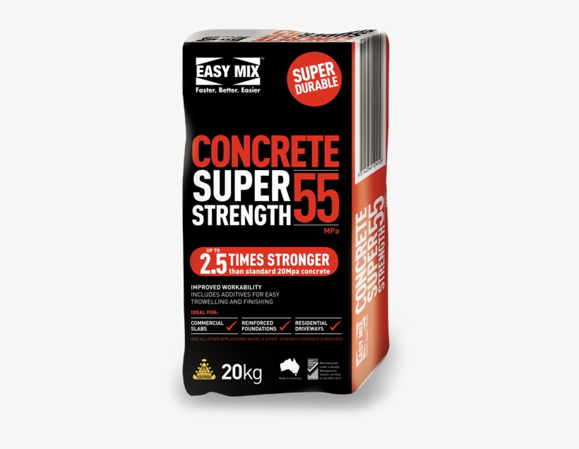 Easy Mix Concrete Super Strength 55mpa - Beyond Yourself, transparent png #9855768