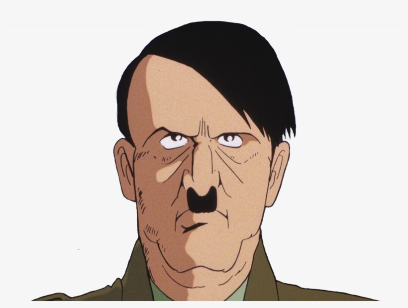 Sticker Risitas Hitler Lupin Lupin Iii Frites Nazi - Cartoon, transparent png #9856413