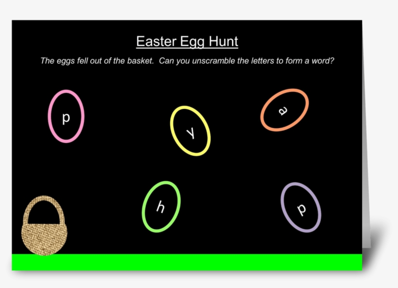 Easter Egg Hunt - Circle, transparent png #9856422