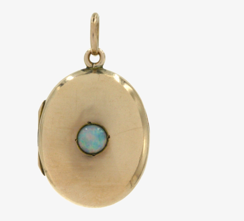 Early 1900s Opal Locket - Locket, transparent png #9856520