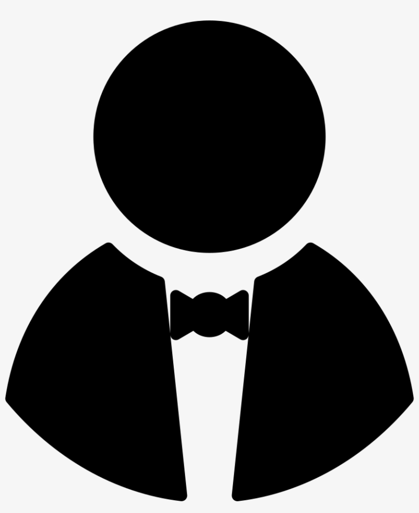 Png File - Man With Tie Symbol, transparent png #9856935
