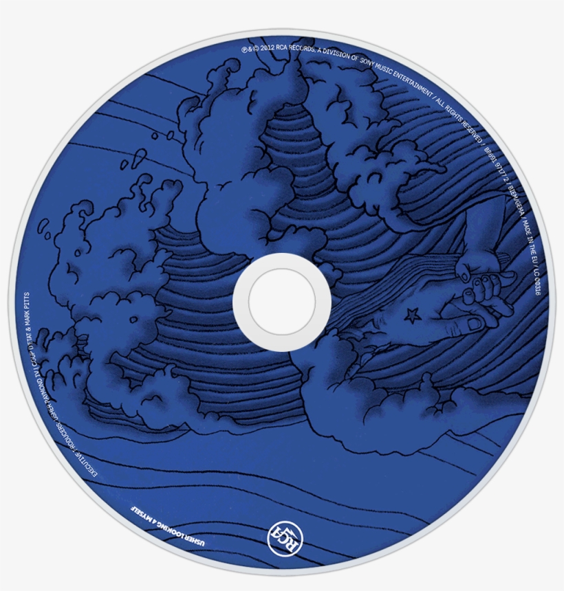 Usher Looking 4 Myself Cd Disc Image - Circle, transparent png #9857020