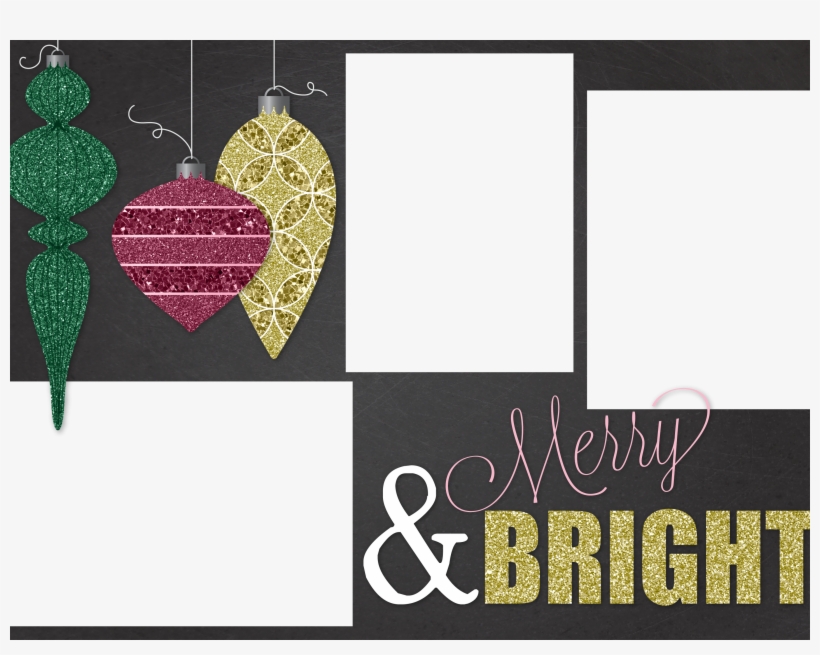 Free Printable Christmas Card With Photo Insert Im - Graphic Design, transparent png #9858311