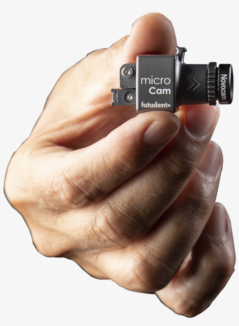 Microcam In Hand Cropped - Microcam Futudent, transparent png #9858360