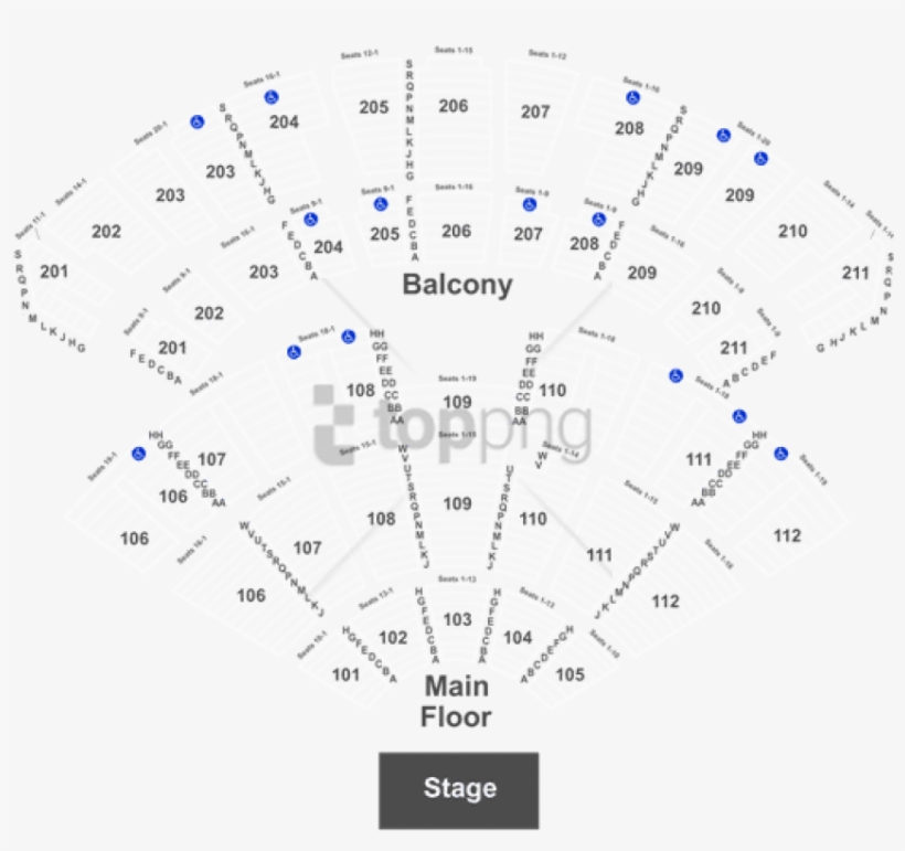 Rosemont Theatre Seating Chart With Seat Numbers