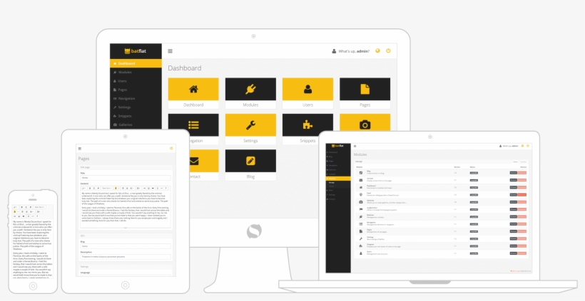Flat File Cms - Light Cms, transparent png #9858945