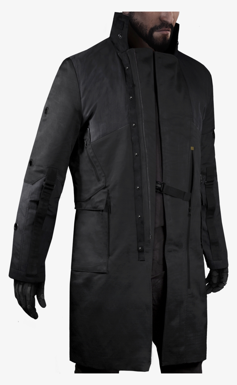 0 Limited Edition By - Acronym Adam Jensen Coat, transparent png #9860310