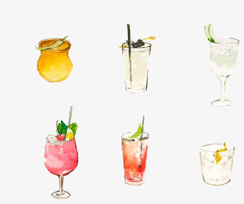 Drinksspread - Cocktail Illustration, transparent png #9860631