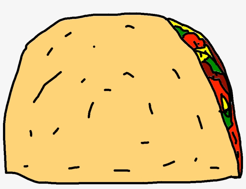 Clicker Taco - Drawing, transparent png #9861401