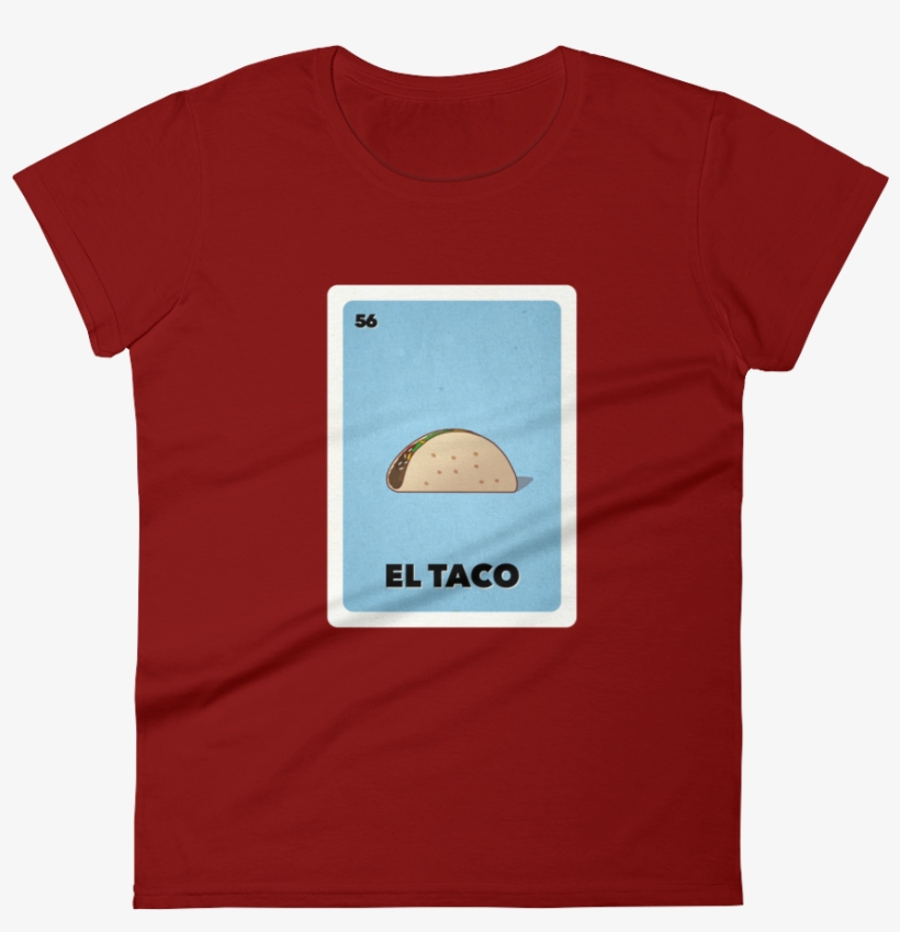 El Taco Loteria Card Shirt - Active Shirt, transparent png #9861449