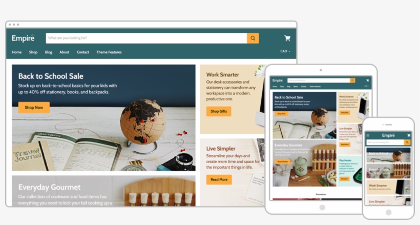 Can Turn Your Store Into An Amazon Or Walmart Lookalike - Empire Shopify Theme, transparent png #9861868