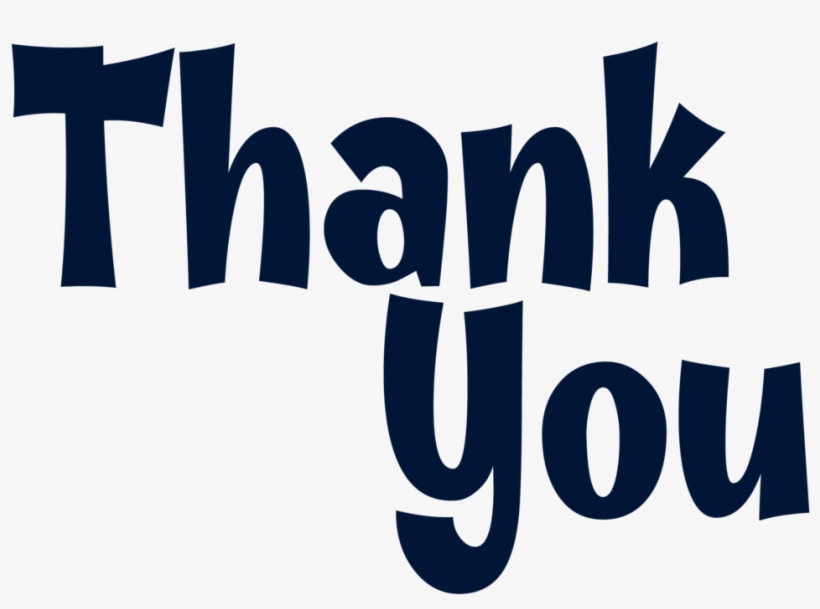 Thank You - Calligraphy, transparent png #9862643