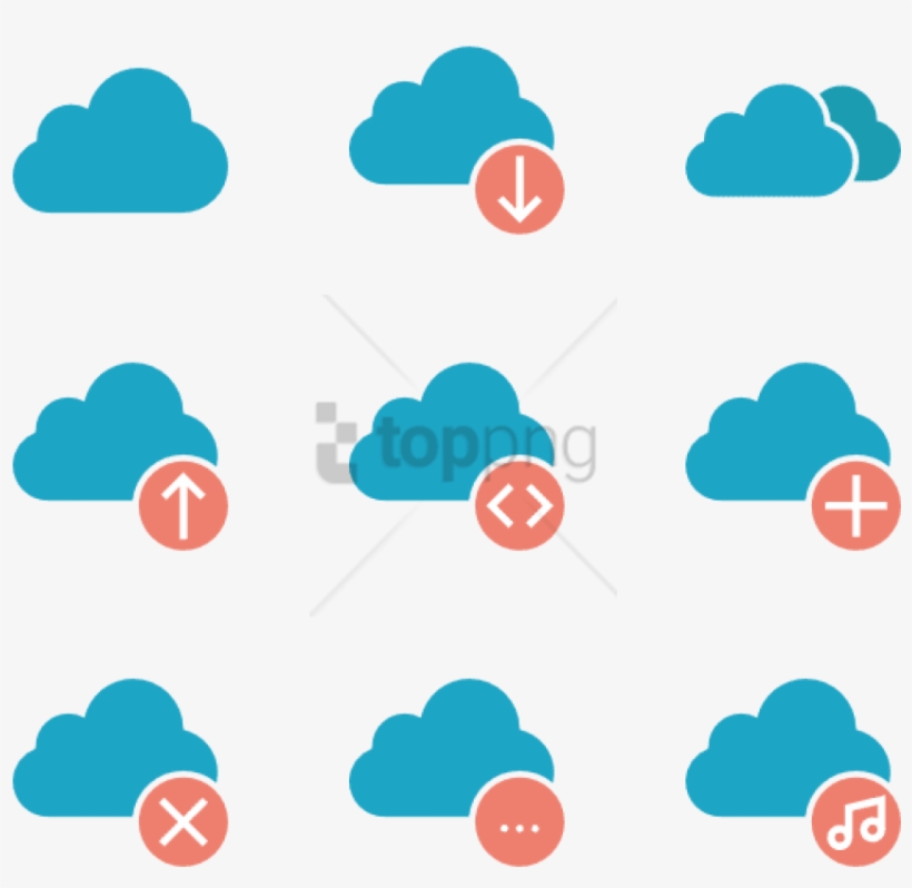 Free Png Download Icons Cloud Computing Png Images, transparent png #9863054