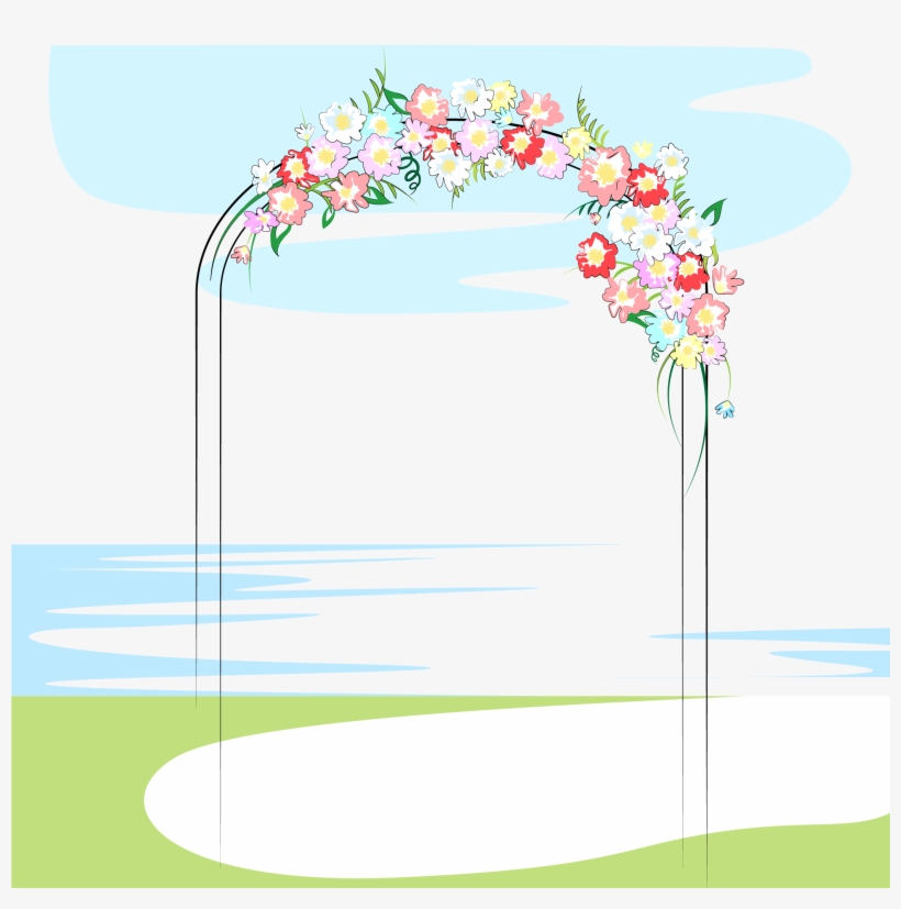 Grounds Marriage Cartoon Illustration Wedding Free - Graphic Design, transparent png #9863297