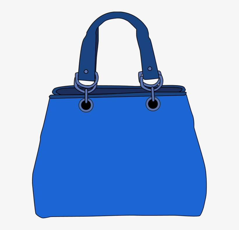 Tote - Blue Bag Clip Art, transparent png #9863858
