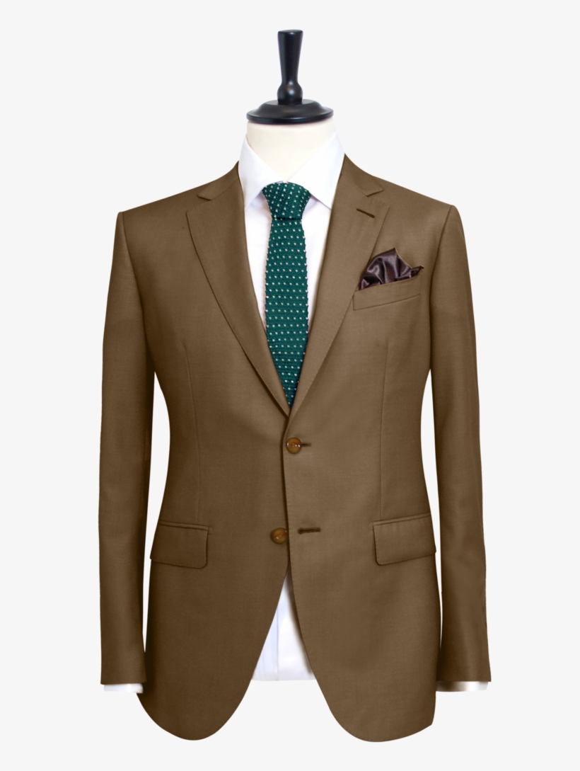 Download Sepia Brown Suit - Formal Wear, transparent png #9863862
