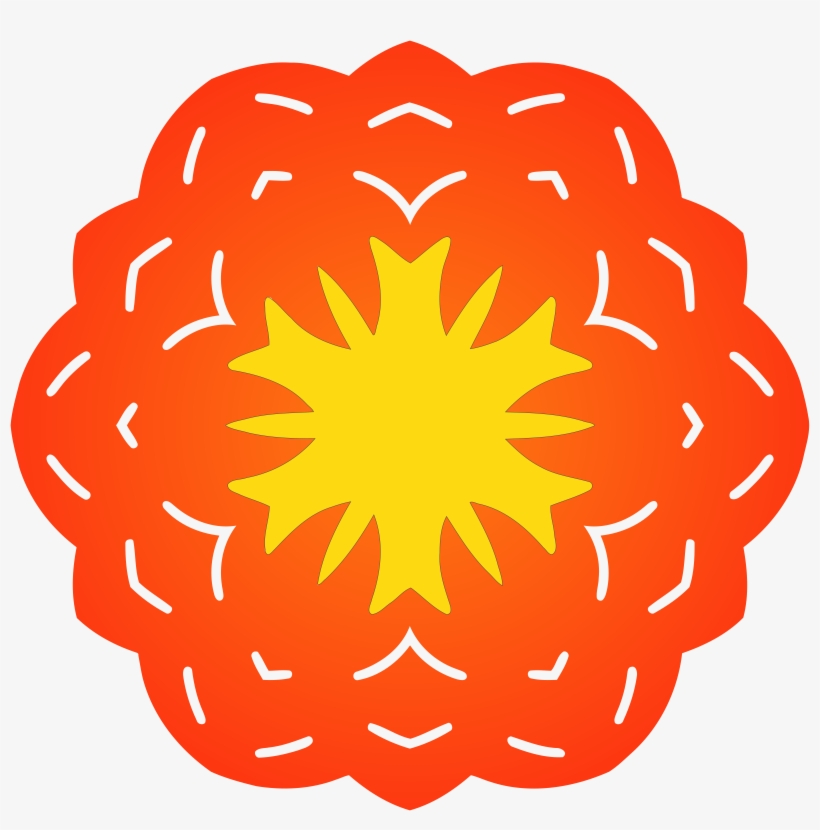 This Free Icons Png Design Of Abstract Flower 6 - Illustration, transparent png #9863917