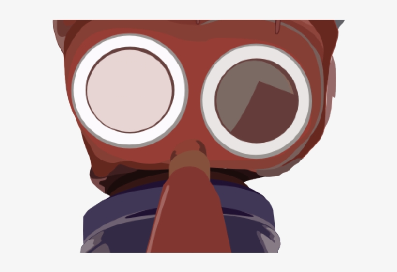 Krrish Clipart Cartoon - Gas Mask, transparent png #9863921